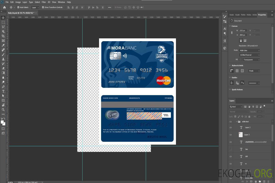 Carte Mastercard Andora Morabank template Carte Mastercard Andora Morabank template